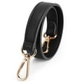 thumbnail image 2 of Deago Leather Purse Strap Replacement Handle 18.5 Inch Adjustable Handbag Shoulder Bag Straps with Swivel Clasps (Black), 2 of 9