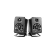Kanto S2 Desk Top Speaker Stands Pair with 16 Degrees of Tilt & Foam, Black