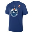 thumbnail image 2 of Men's Fanatics Connor McDavid Royal Edmonton Oilers Authentic Stack Name & Number T-Shirt, 2 of 3