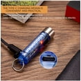 thumbnail image 5 of Small Powerful Mini Keychain LED Flashlight Tactical Portable Bright Pen Torch SST20 LED USB Rechargeable IP65 Waterproof Multi Function for Emergency with Built-in Battery, 5 of 7