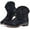 691 Black, variant on Ecetana Cowboy Boots for Women Ankle Cowgirl Booties Pointed Toe Embroidery Western Short Boots