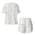 thumbnail image 5 of Lsque Funny Chicken Women's Short-Sleeved Pajama Set - 2 Piece Soft and Lightweight Sleepwear Set-Medium, 5 of 9