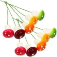 thumbnail image 3 of PAMINGONO 20Pcs Decorative Mushroom Funny Mini Mushroom Craft for Fairy Garden 3.0x0.6x0.3in, 3 of 8
