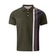 thumbnail image 4 of Blusa y camisa de manga corta con cuello vuelto para hombre, informal, de color liso, a rayas, con botones y estampado, blusa para hombre, 4 of 4