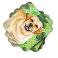 thumbnail image 2 of Golden Retriever St Patricks Foam Coaster Set of 4 Green, 2 of 3