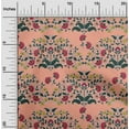 thumbnail image 1 of oneOone Cotton Flex Fabric Leaves & Floral Block Print Fabric BTY 40 Inch Wide, 1 of 4
