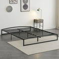 thumbnail image 4 of 10 Inch Metal Platform Queen Size Bed Frame with Sturdy Steel Slats Support, Mattress Foundation, No Box Spring Needed, Easy Assembly, Black (Queen, 10 Inch), 4 of 7