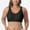 Black, variant on BXJX Sports Bras for Women Plus Size Shockproof Body Shaping Wireless Seamless Comfortable Breathable Vest Style Bra Black Size L