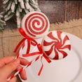 thumbnail image 6 of 4 Pcs Christmas Candy Lollipop Ornaments, 8.3in Candy Cane Hanging Decor Fake Candy Canes Peppermint Christmas Tree Decoration Cupcake Candy Crafts Pendant Xmas Tree Party Supplies, 6 of 7