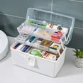 thumbnail image 5 of vnanda Storage Container Multi-layer Folding Organizer Box with Handle Large Capacity Storage Solution for Jewelry Sewing Supplies Sundries Organizing Box, 5 of 8
