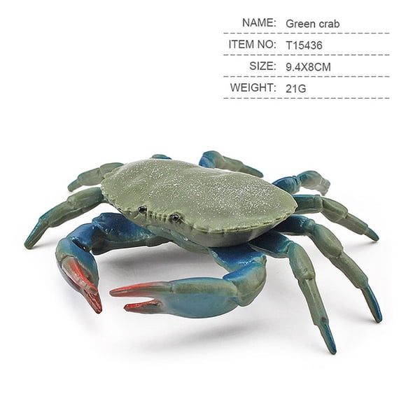 KTTECTOA Colorful Simulation Crab Sea Animals and Small Animals Suit Model Ornaments Clearance Outdoor Games Canada Days Kids Games Toys