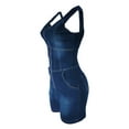 thumbnail image 7 of Blmnix Rompers Women Shorts Cargo Jean Shorts Short Blue High Womens Shorts Casual,S, 7 of 7
