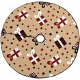 thumbnail image 1 of FMSHPON PatternGift Boxes Xmas Christmas Tree Skirt Stand Mat for Holiday Party Decoration Indoor Outdoor 36 inches, 1 of 3