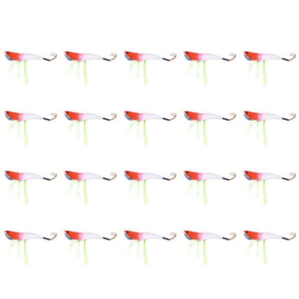 Señuelo Pesca Simulación Camarón Luminosa 12 Cm 17 2 G Cebo Artificial (2)