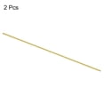 thumbnail image 3 of Uxcell 2Pcs Brass Rods 0.2 x 11.81" Brass Solid Round Stock Lathe Bar for Knife Handles Pin DIY Craft Model Plane, 3 of 6