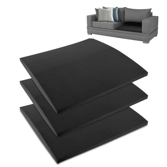 Juego de 3 Pzas de Soporte para Cojín de Sofá Versátil, Almohadilla para Silla Caída, Asiento Bajo Cojín Firme, Kit de Soporte Flexible para Cojín Bajo Cojín, Almohadilla de Reparación de Caída, 20 X