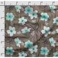 thumbnail image 2 of Soimoi Watercolor Floral Print, Poly Taffeta Fabric, Decor Sewing Fabric By The Yard 56 Inch Wide, Decorative Fabric For Outdoor Upholstery, Umbrellas And Home Accents, Brown, 2 of 5