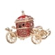 thumbnail image 3 of Caja organizadora de joyas con forma de carruaje, vitrina de adornos hecha a mano, caja de recuerdos para rojo, 3 of 9