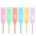 thumbnail image 2 of 6pcs/Set Cute Cartoon Mini Highlighter Pens Kawaii Pastel Colors Manga Markers Scrapbooking Diary Highlighter Stationery, 2 of 9