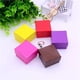 thumbnail image 4 of Caja de regalo cuadrada de 24 piezas para anillos, pendientes, mini caja de almacenamiento de joyas, color rosa y rojo Rosa roja, 4 of 9
