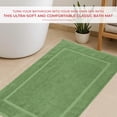 thumbnail image 4 of RIVERSIDE 2 Pack Sage Bath Mats 21x34 Soft and Absorbent Cotton Bathroom Rugs Set, 4 of 8