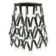 thumbnail image 2 of Cinturón de de Arnés de Cuerpo de material cuero Punk para Mujer con Cadena de Metal - negro, talla inconfundible 黑色 Yinane Falda del arnés del cuerpo de las mujeres, 2 of 8