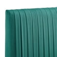 thumbnail image 5 of Modway Eloise Channel Tufted Performance Velvet Twin Headboard in Teal, 5 of 10