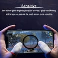 thumbnail image 3 of ziyahi 1 Paire de Gants de Jeu Réutilisables Antidérapants Absorption Mobile Manches Sensibles Non Rayantes Accessoires de Jeu Blanc Rouge, 3 of 5