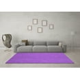 thumbnail image 3 of Ahgly Company Indoor Square Abstract Purple Contemporary Area Rugs, 5' Square, 3 of 4