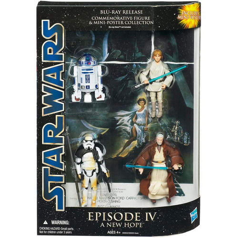 Star Wars Blu Ray Commemorative Figure Sets Episodes IV, V, VI