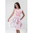 thumbnail image 2 of Harry Potter Hedwig Owl Tank Top, Satin Skirt and Bag 3 Piece Outfit Set Tie Dye Toddler to Big Kid, 2 of 5
