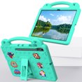 thumbnail image 2 of Dteck Kids Tablet Case for Samsung Galaxy Tab S10 FE Plus 13.1 inch (Model SM-X620/X626),Shockproof EVA Case Handle Stand with Shoulder Strap Cover for Galaxy Tab S10 FE+ 2025,Mintgreen, 2 of 8