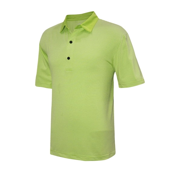 Monterey Club Men's Vapor Pinstripe Jersey Golf Polo Shirt #3632