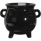 Pacific Giftware Ceramic Pentacle Cauldron Oil Burner & Tealight Holder - 4" Tall For Aromatherapy