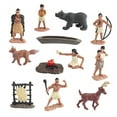 thumbnail image 2 of Juego de 12 figuras indias, figuras de acción indias y accesorios, personajes para niños y niñas, 2 of 9