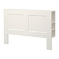 thumbnail image 1 of Ikea Headboard with storage compartment, white, queen size, 1 of 1