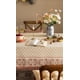 thumbnail image 4 of Mantel ISAENNE de lino con diseño floral 140x140 cm amarillo pálido, 4 of 9