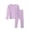 Purple, variant on LIJCC Children's Kids Boys Girls Fleece Lined Thermal Underwear Thickened Fashionable Casual Home Underwear(Purple,18-24 Months)