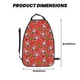 thumbnail image 2 of Naloa Cute Christmas Bunny 2Pcs Anti-Kick Back Seat Cover Kick Mat, Car Seat Protector with 3 Storage Pockets, 2 of 8