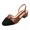 Brown, variant on Womens Slingback Sandals Low Chunky Heel Square Cap Toe Fashion Casual Office Party Dress Shoes