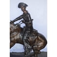 thumbnail image 2 of Nifao Giant Cowboy Remington bronze statue – Bronze Statue, Western Art, 66"L x 30"W x 58"H, 2 of 9