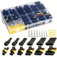 thumbnail image 2 of Weather Pack Connectors Kit, 800pcs Waterproof Automotive Electrical Connectors, 1/2/3/4/5/6 Pin Plug Kit, 50 Sets, 2 of 14