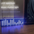 thumbnail image 1 of LED Sound-Controlled Music Spectrum Display Pickup Ambient Light Atmospheric Rhythm Light,1 x Voice controlled music spectrum 1 x Type-C Cable,Black&White, 1 of 8