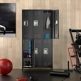 thumbnail image 4 of Ataucjin 6 Doors Metal Storage Locker with 12 Hooks and 6 Shelves, Metal Lockers for Employees, 72 Inch Tall Steel Storage Locker for Home, Office, Gym, School, Assembly Required, 4 of 8