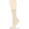 thumbnail image 4 of 7Bigstars Women Cotton Striped Crew Socks, Light Beige, Medium 9-11, 4 Pack, 4 of 7