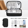 thumbnail image 6 of QenASHaing Travel Cable Organizer Pouch, Double Layer Electronic Accessories Carry Case for Cords Chargers Phone and Earphones, 6 of 7
