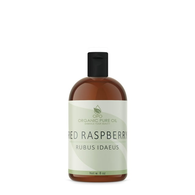 Aceite de semilla de frambuesa roja orgánico puro, 240 ml, prensado en frío