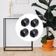 thumbnail image 5 of 50 Pieces U Plastic Chair Glider U Plastic Chair Leg Cap, Foot Opening Cushion Floor Covers(25mm), 5 of 5