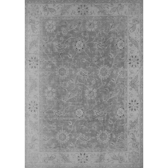 Ahgly Company Indoor Rectangle Oriental Gray Traditional Area Rugs, 3' x 5'