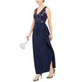 thumbnail image 1 of Vince Camuto Vestido de Lentejuelas para Mujer, Azul, 8, 1 of 1